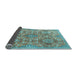 Sideview of Persian Light Blue Traditional Rug, tr4196lblu