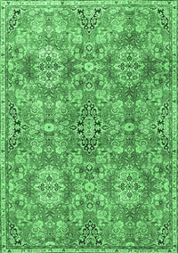 Persian Emerald Green Traditional Rug, tr4196emgrn