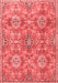Persian Red Traditional Area Rugs