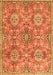 Persian Orange Traditional Rug, tr4196org