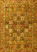 Persian Yellow Traditional Rug, tr4197yw