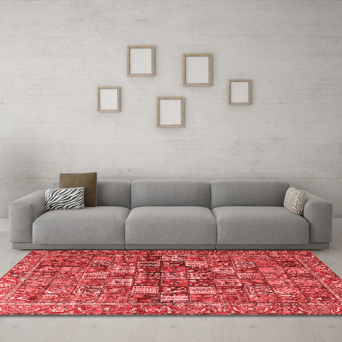 Traditional Red Washable Rugs