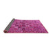 Sideview of Persian Pink Traditional Rug, tr4197pnk