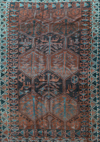 Persian Light Blue Traditional Rug, tr4198lblu