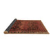 Sideview of Persian Brown Traditional Rug, tr4198brn