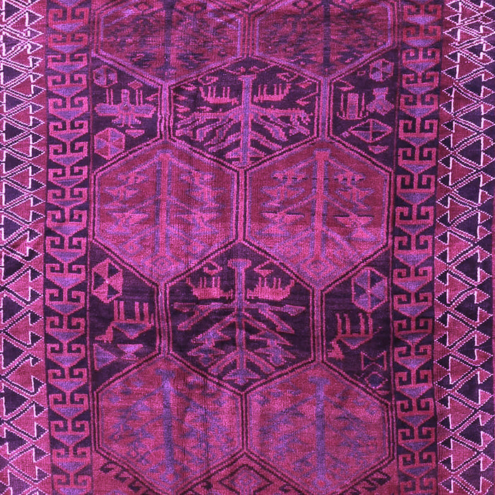 Machine Washable Persian Purple Traditional Area Rugs, wshtr4198pur