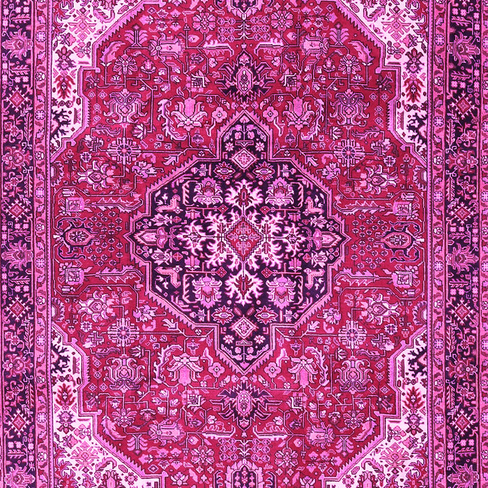Medallion Pink Traditional Rug, tr4199pnk
