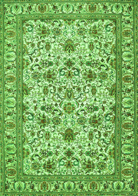 Persian Green Traditional Rug, tr419grn