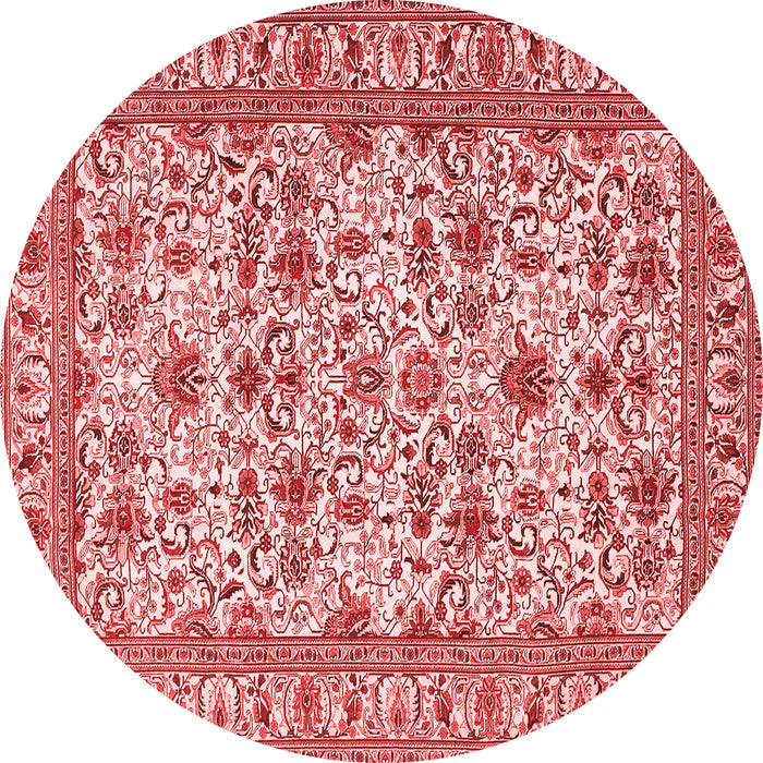 Machine Washable Persian Red Traditional Rug, wshtr419red