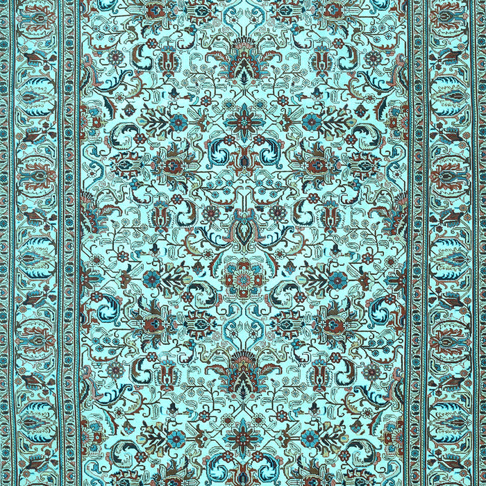 Persian Light Blue Traditional Rug, tr419lblu