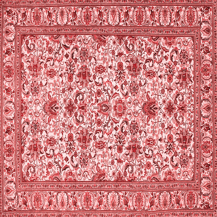Machine Washable Persian Red Traditional Rug, wshtr419red