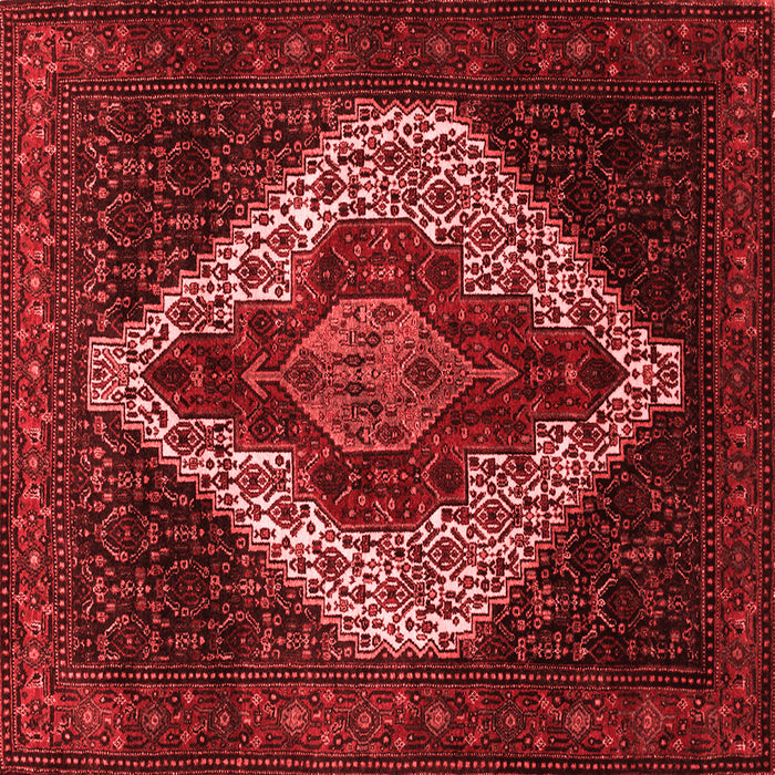 Machine Washable Persian Red Traditional Rug, wshtr41red