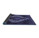 Sideview of Persian Blue Traditional Rug, tr41blu