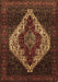 Machine Washable Persian Brown Traditional Rug, wshtr41brn