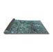 Sideview of Persian Light Blue Traditional Rug, tr4200lblu