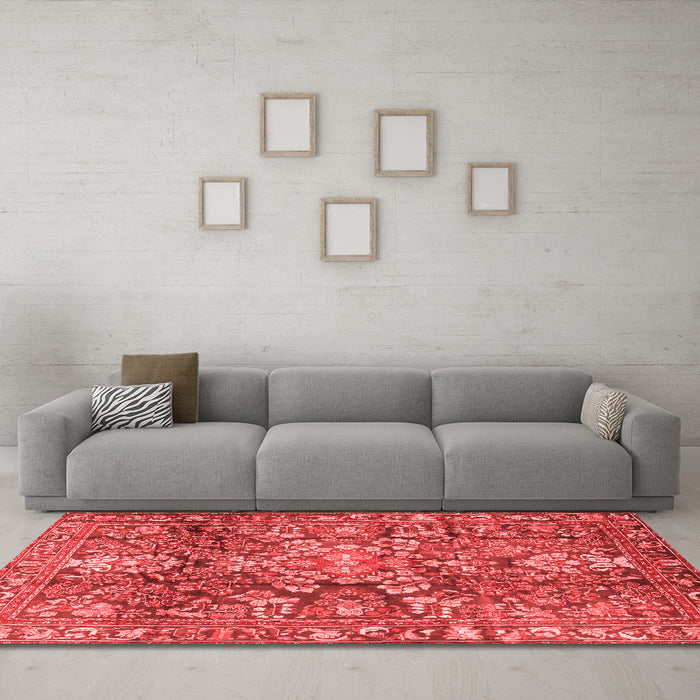Traditional Red Washable Rugs