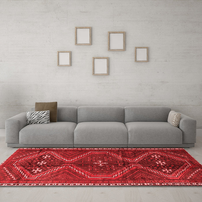 Traditional Red Washable Rugs