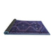 Sideview of Persian Blue Traditional Rug, tr4201blu