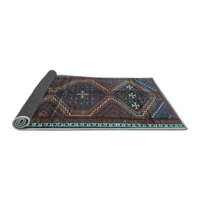 Sideview of Persian Light Blue Traditional Rug, tr4201lblu