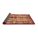 Sideview of Traditional Sand Brown Persian Rug, tr4202