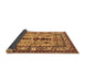 Sideview of Persian Brown Traditional Rug, tr4202brn