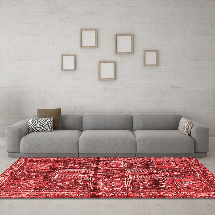 Traditional Red Washable Rugs
