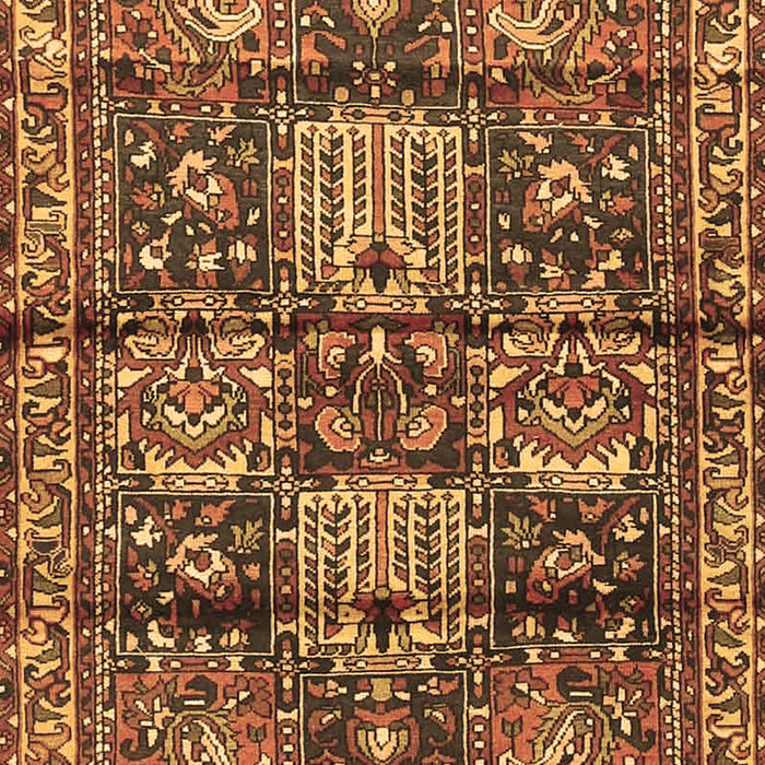 Machine Washable Persian Brown Traditional Rug, wshtr4203brn