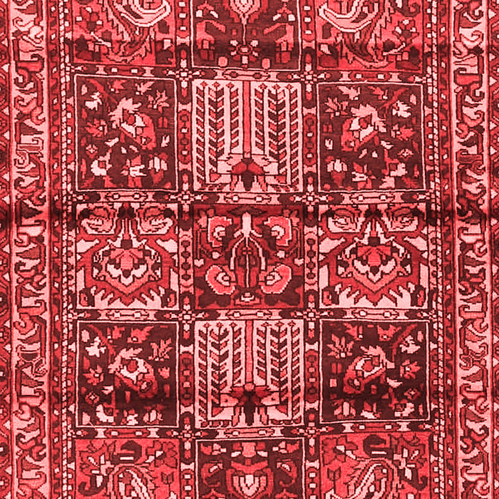 Machine Washable Persian Red Traditional Rug, wshtr4203red
