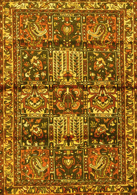 Persian Yellow Traditional Rug, tr4203yw