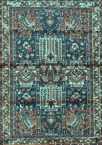 Persian Light Blue Traditional Rug, tr4203lblu