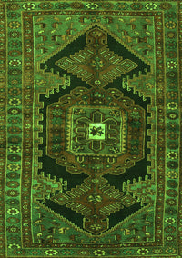 Persian Green Traditional Rug, tr4204grn