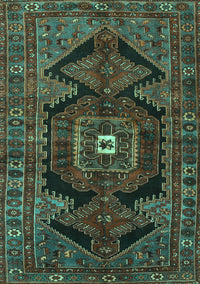 Persian Turquoise Traditional Rug, tr4204turq