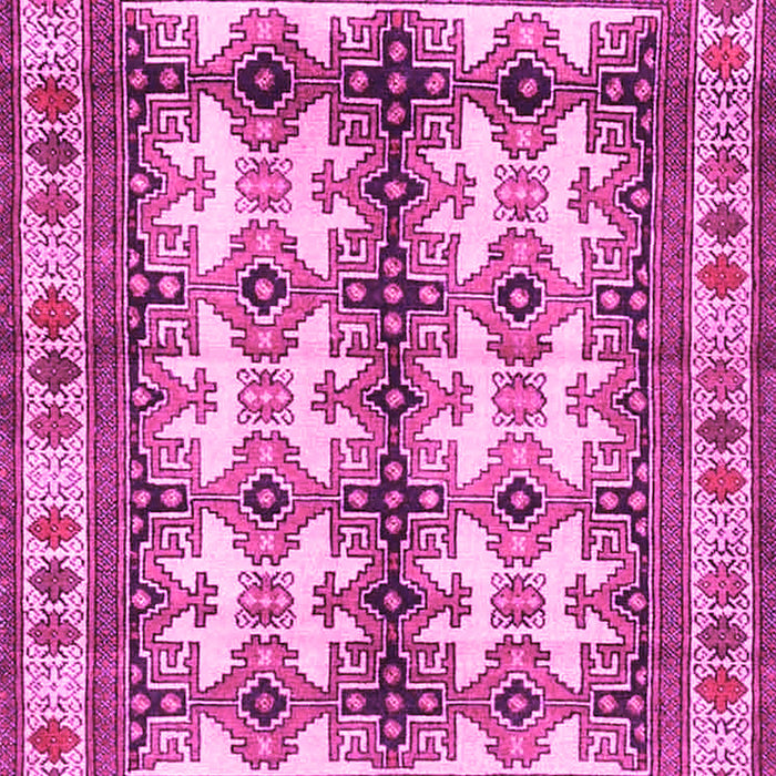 Machine Washable Persian Pink Traditional Rug, wshtr4205pnk