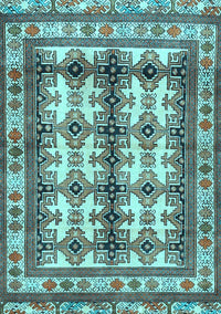 Persian Light Blue Traditional Rug, tr4205lblu