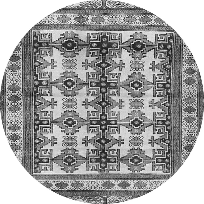 Square Persian Gray Traditional Rug, tr4205gry