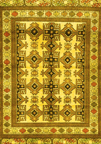 Persian Yellow Traditional Rug, tr4205yw