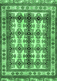 Persian Emerald Green Traditional Rug, tr4205emgrn