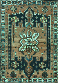 Persian Turquoise Traditional Rug, tr4206turq