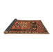 Sideview of Persian Brown Traditional Rug, tr4206brn