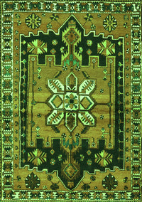 Persian Green Traditional Rug, tr4206grn