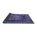 Sideview of Persian Blue Traditional Rug, tr4206blu