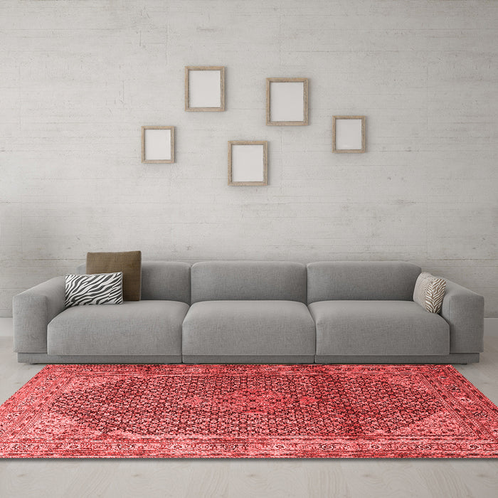 Traditional Red Washable Rugs
