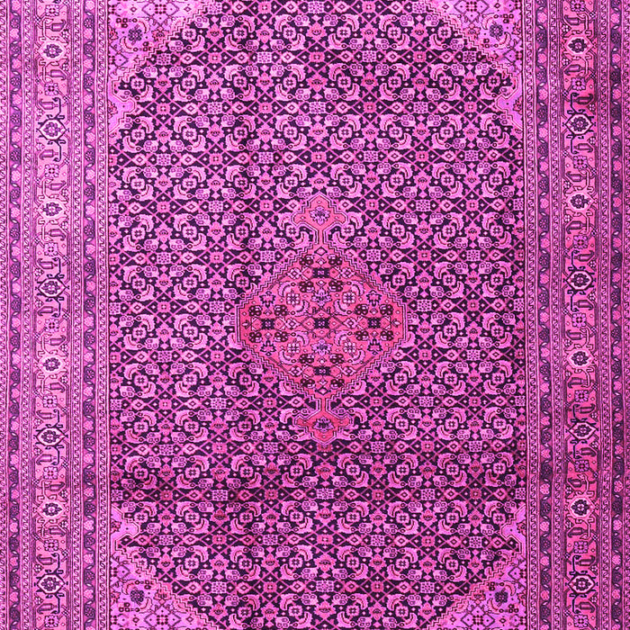 Medallion Pink Traditional Rug, tr4207pnk