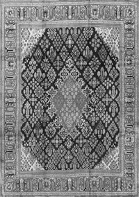 Medallion Gray Traditional Rug, tr4208gry