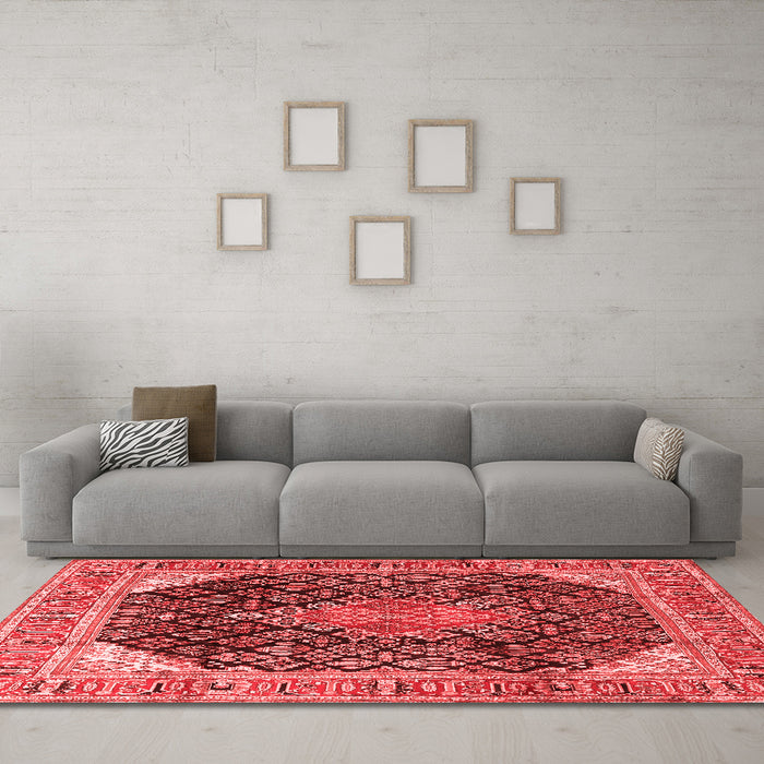 Traditional Red Washable Rugs