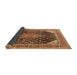 Sideview of Medallion Brown Traditional Rug, tr4208brn