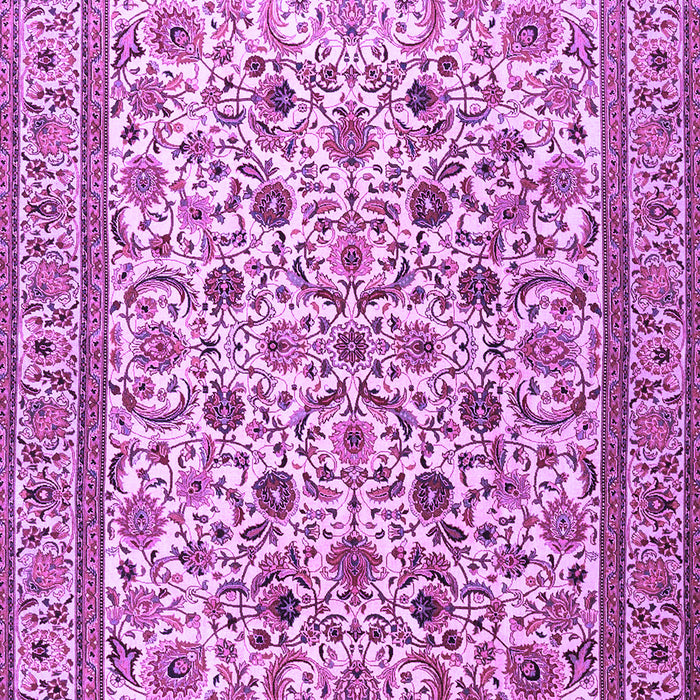 Machine Washable Persian Purple Traditional Area Rugs, wshtr4209pur