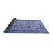 Sideview of Persian Blue Traditional Rug, tr4209blu