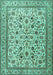 Persian Turquoise Traditional Rug, tr4209turq