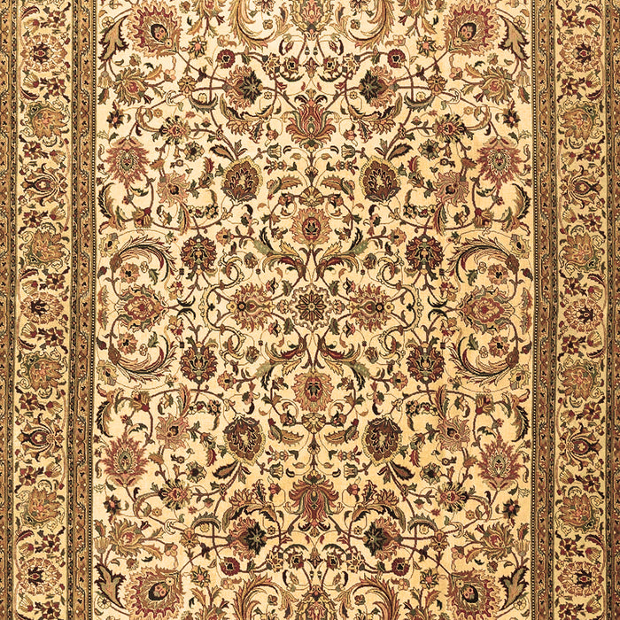 Machine Washable Persian Brown Traditional Rug, wshtr4209brn